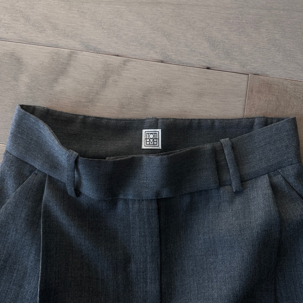 Toteme Deep Pleat Trousers - Picture 1 of 6